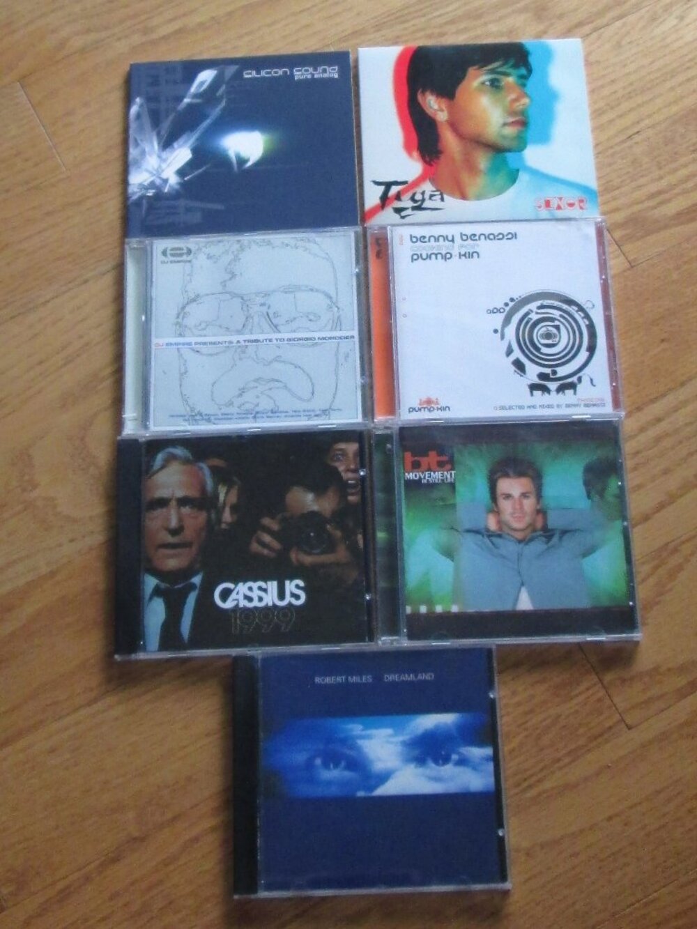 Lot 7 Dance Electronic cds - Tiga, BT, Cassius, Robert Miles, Benny Benassi